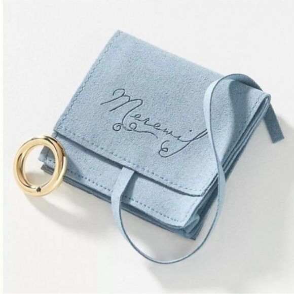 Anthropologie x Merewif Louise Ring Gold Sz 7 - Picture 7 of 7